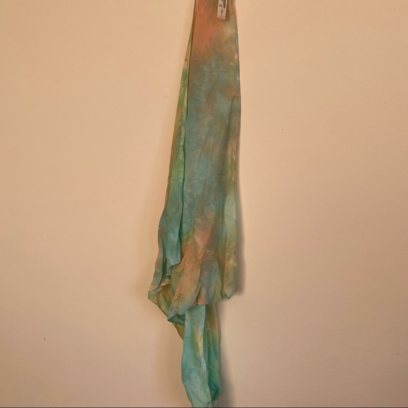 NWT || Madewell || Silk Tie Dye Scarf - Picture 5 of 6